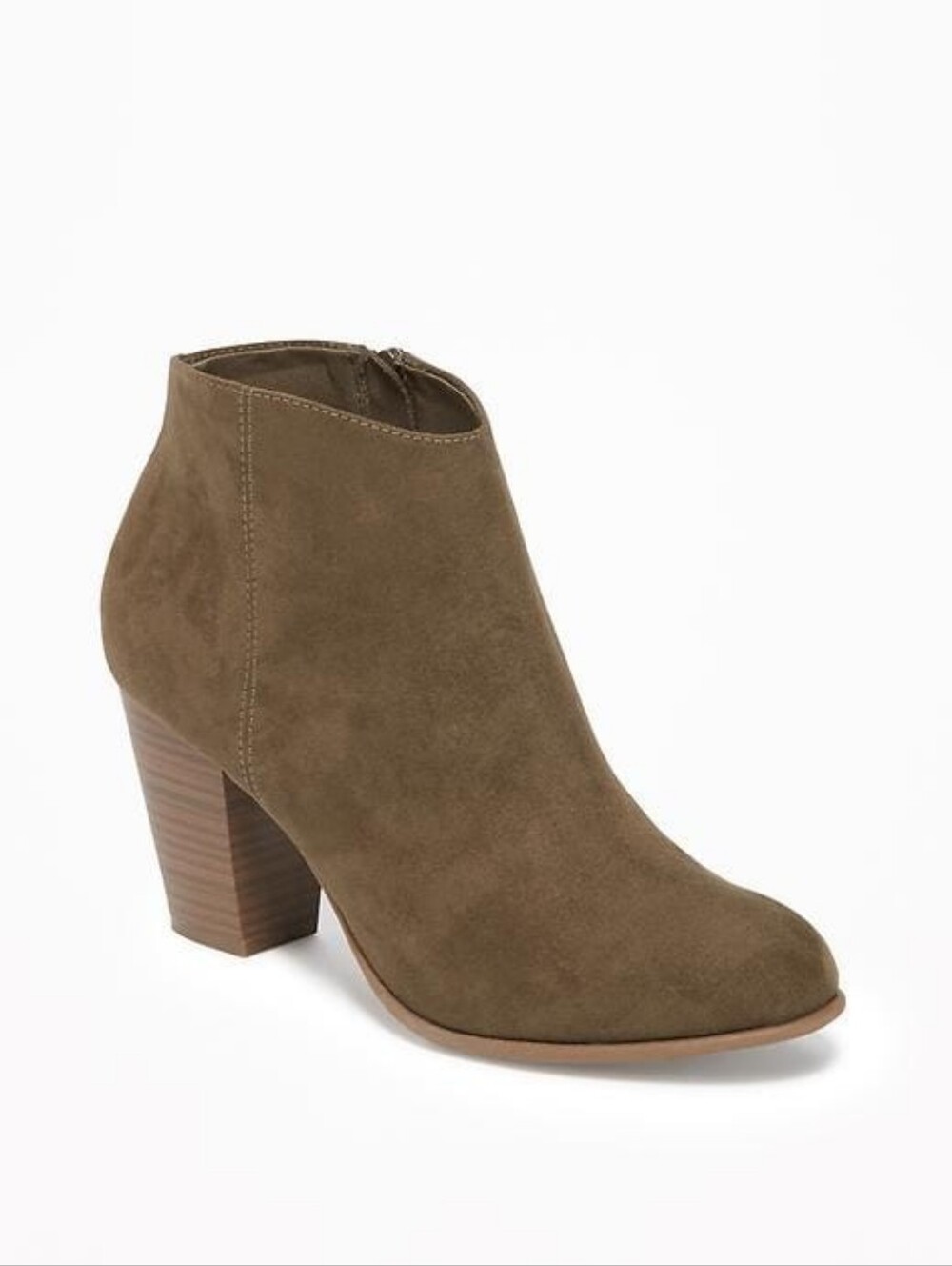 Old Navy | Sueded Block-Heel Booties